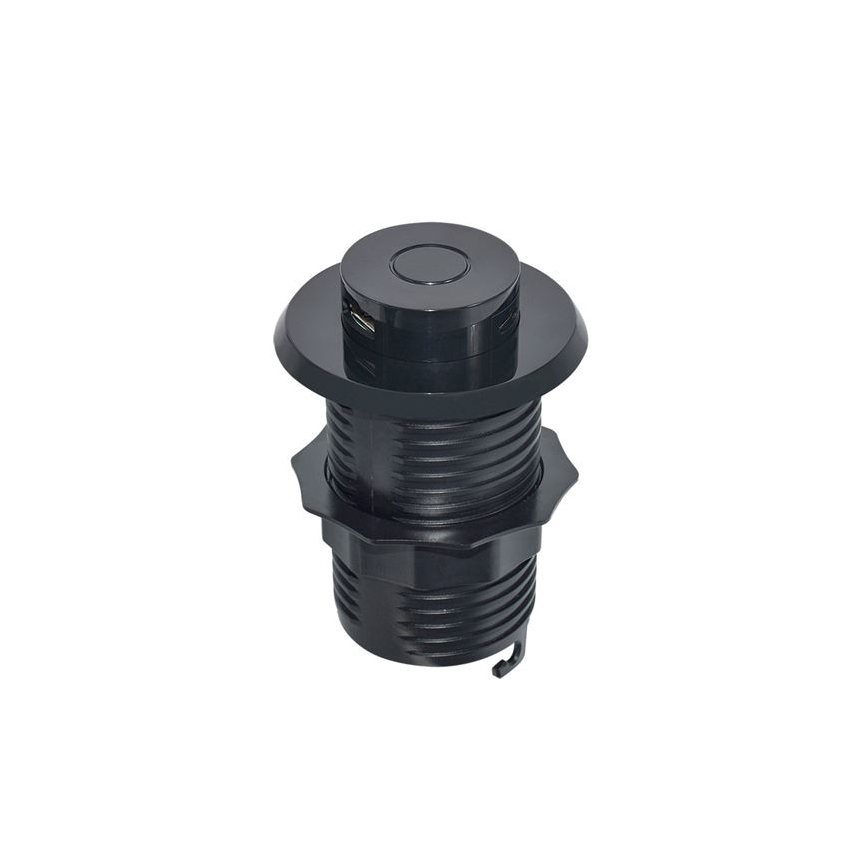 Inbouw USB oplader USB A+C zwart