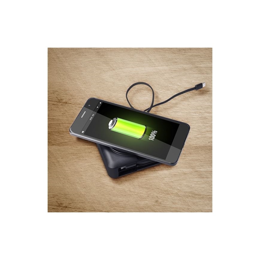 Powerbank met draadloze oplaadfunctie 10000 mAh/5V