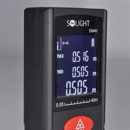 Laserafstandsmeter 2x1,5V/AAA