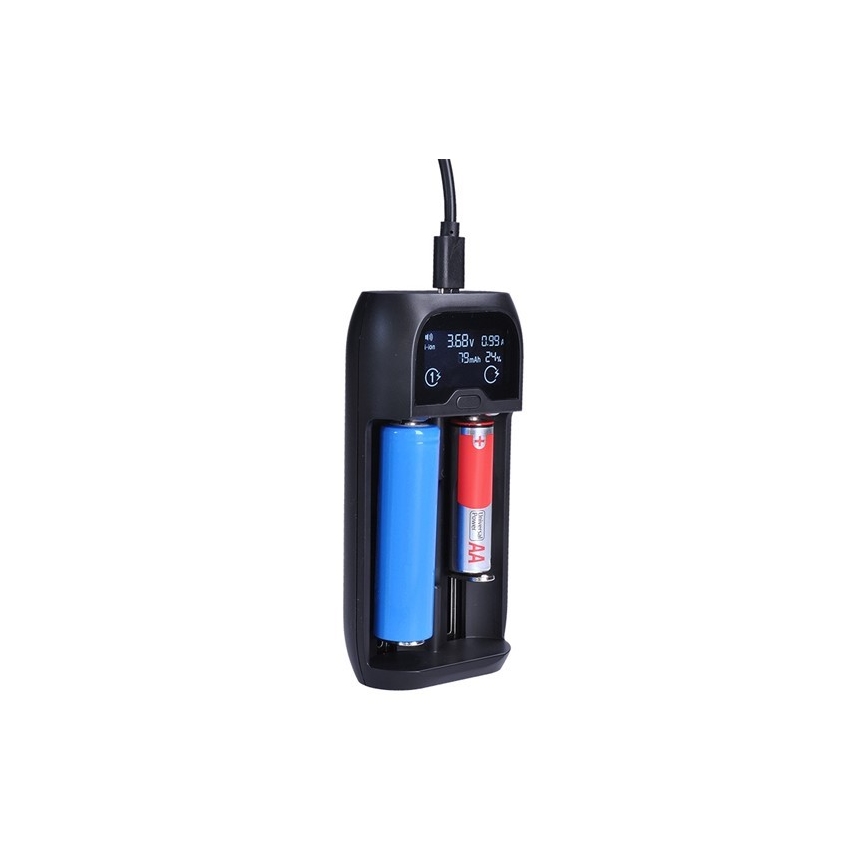 Batterijlader Ni-MH/CD/AA/AAA, Li-Ion