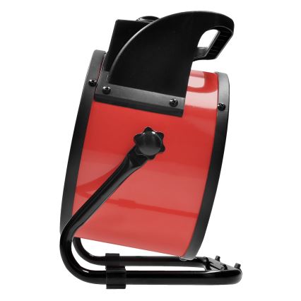Staande ventilator met een keramisch verwarmingselement 3000W/230V zwart