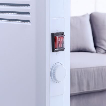Hete lucht convector met thermostaat 2000W/230V IPX4