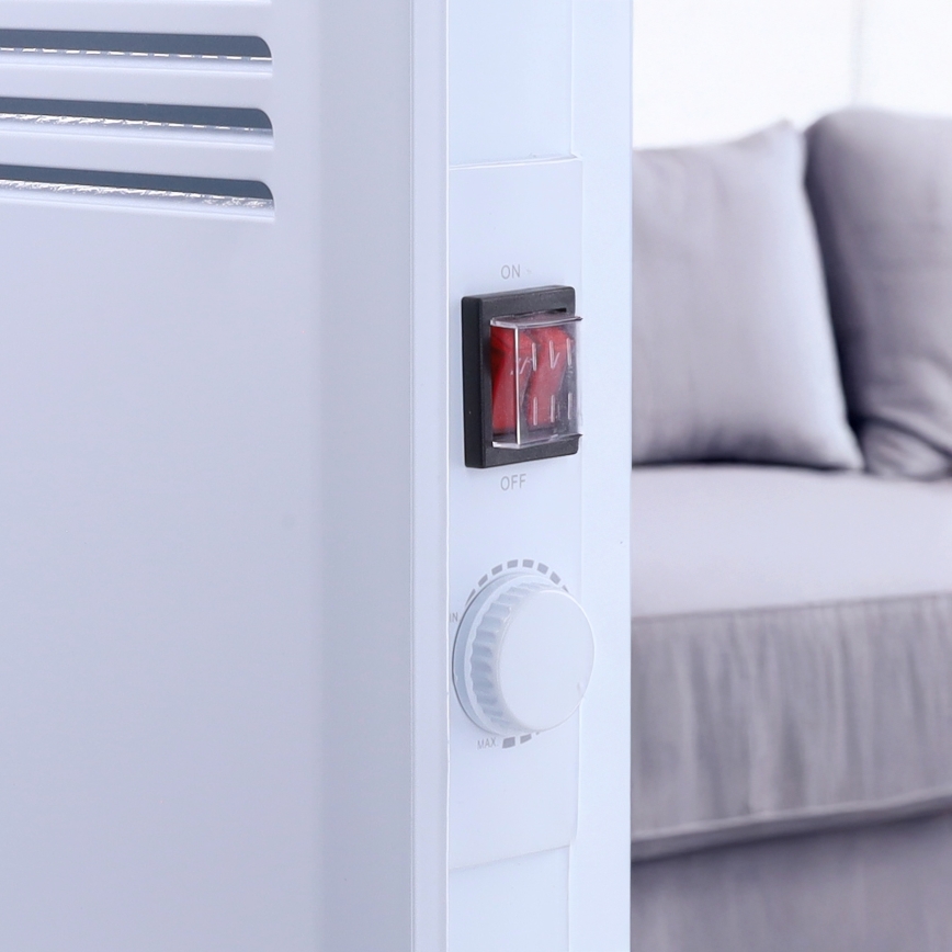Hete lucht convector met thermostaat 2000W/230V IPX4