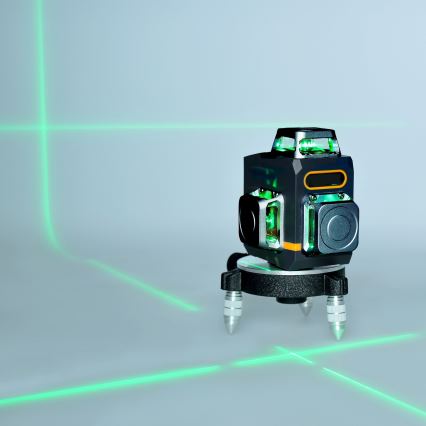 Professionele Laser Spirit Level 4000 mAh 3,7V IP54 + afstandsbediening