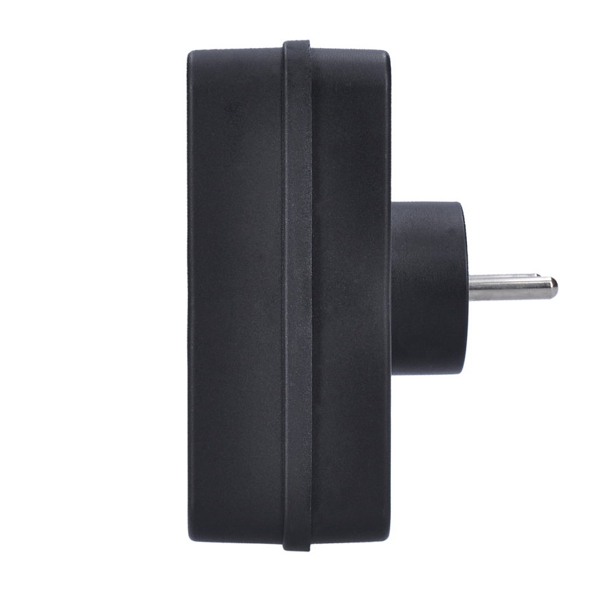 Stekkerdoos splitter 4x 10A zwart