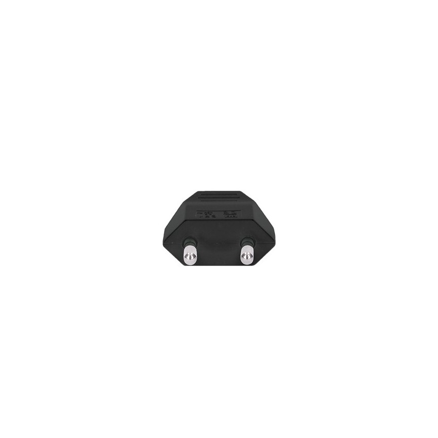 Stekker recht plat 230V/2,5A