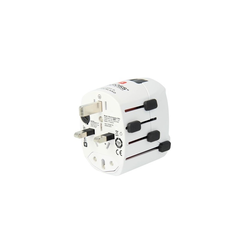 Reisadapter universeel 6,3A