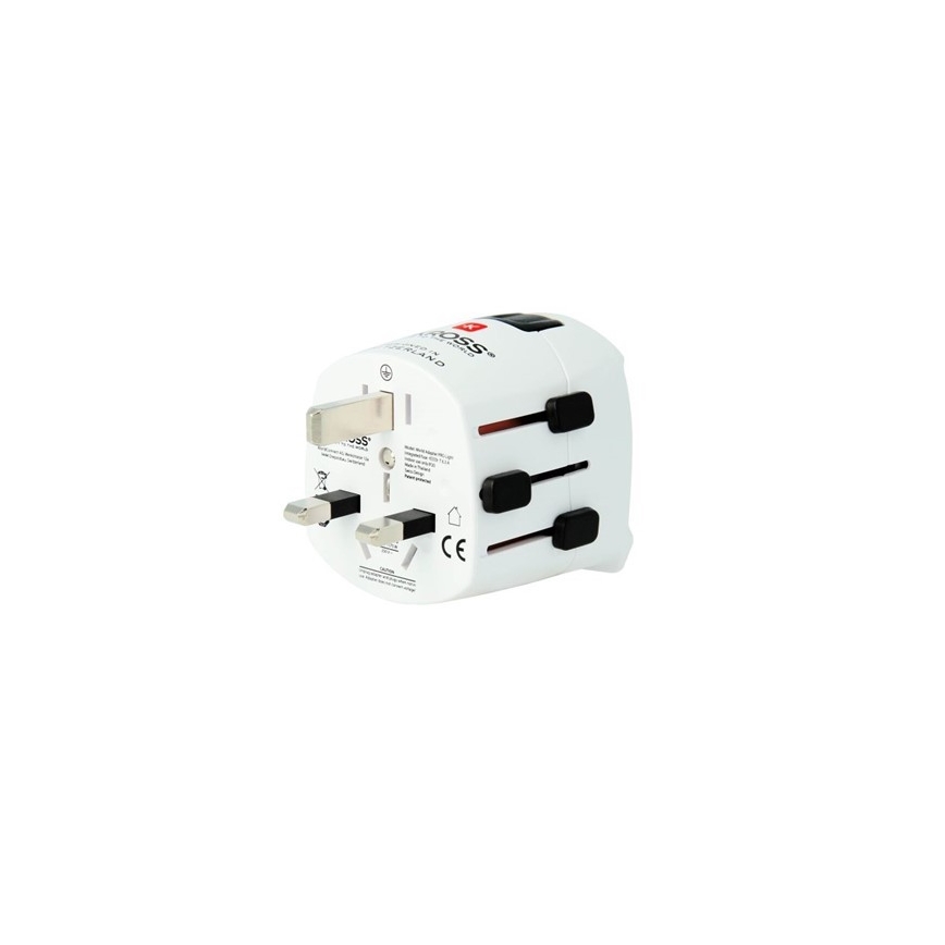 Reisstekker voor UK, USA, Australië en China 230V