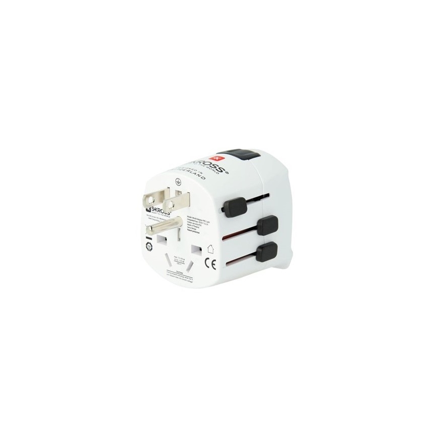 Reisstekker voor UK, USA, Australië en China 230V