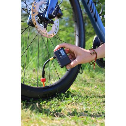 Digitale draagbare luchtcompressor 500 mAh 5V zwart