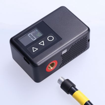 Digitale draagbare luchtcompressor 500 mAh 5V zwart