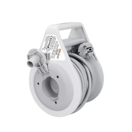 Verlengsnoer op haspel, 3-voudig, 10 m