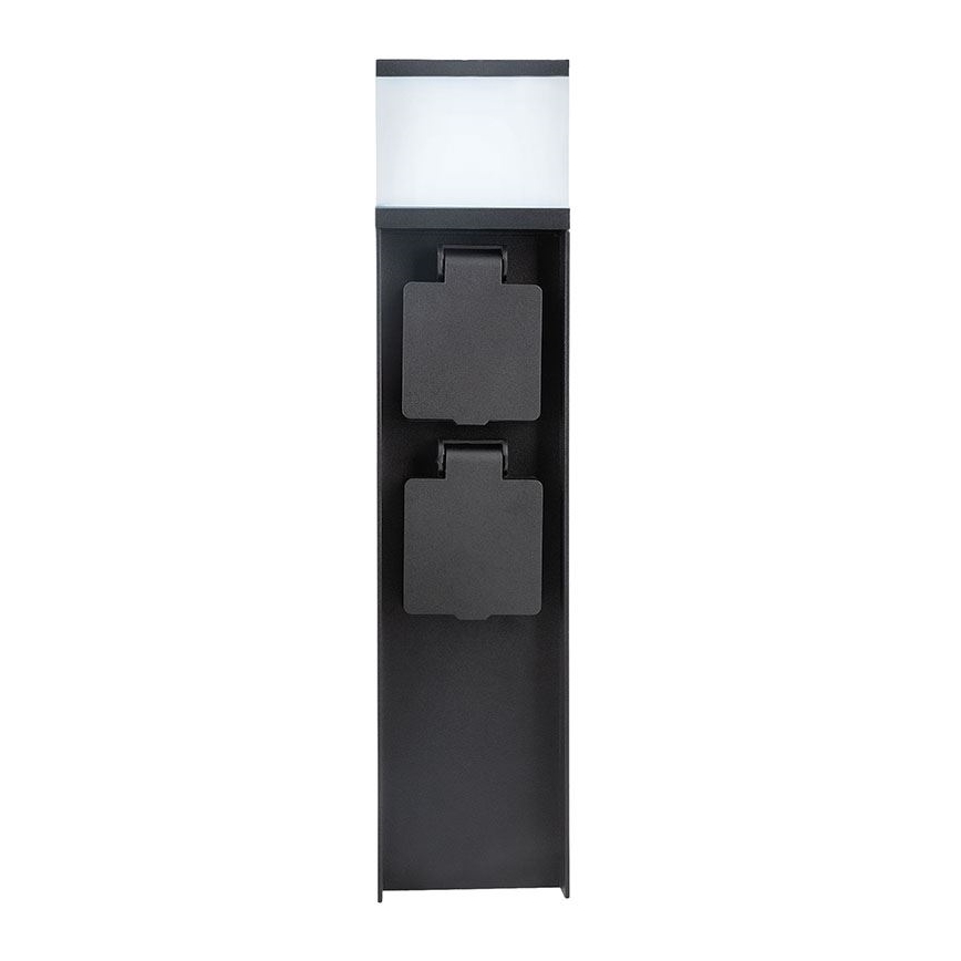 Buitenwandlamp met 2 fittingen, 1x G9/11W/230V, IP44, zwart