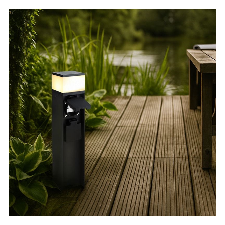 Buitenlamp met 2 fittingen 1xG9/11W/230V IP44