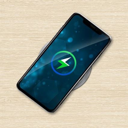 Inbouwstopcontactkolom voor tafelblad met Qi draadloos opladen 3x230V + 1xUSB-A + 1xUSB-C zilver/zwart