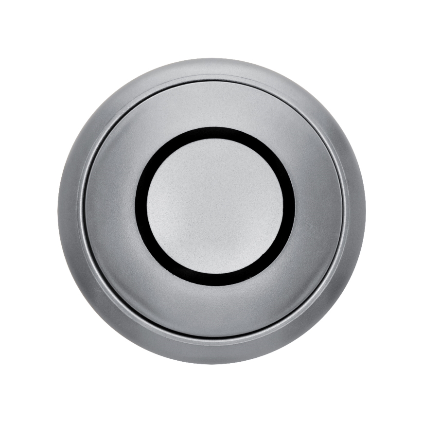 Inbouwstopcontactkolom voor tafelblad met Qi draadloos opladen 3x230V + 1xUSB-A + 1xUSB-C zilver/zwart