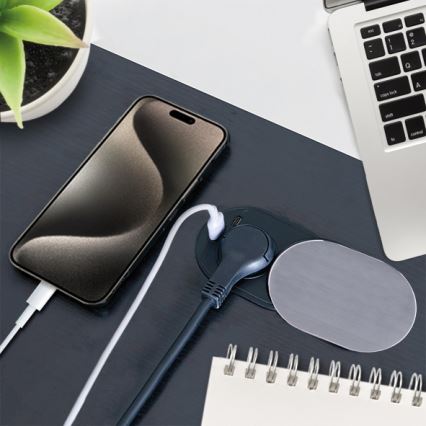 Inbouwstopcontact 1V + USB A+C