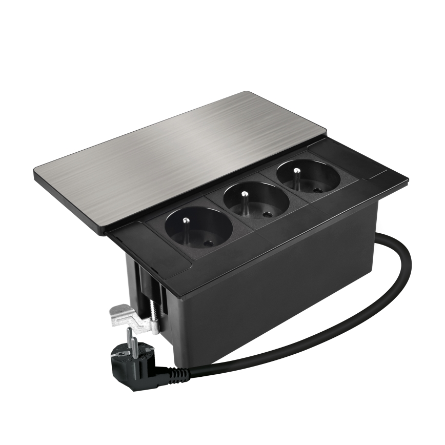 Inbouwstopcontact 3-voudig