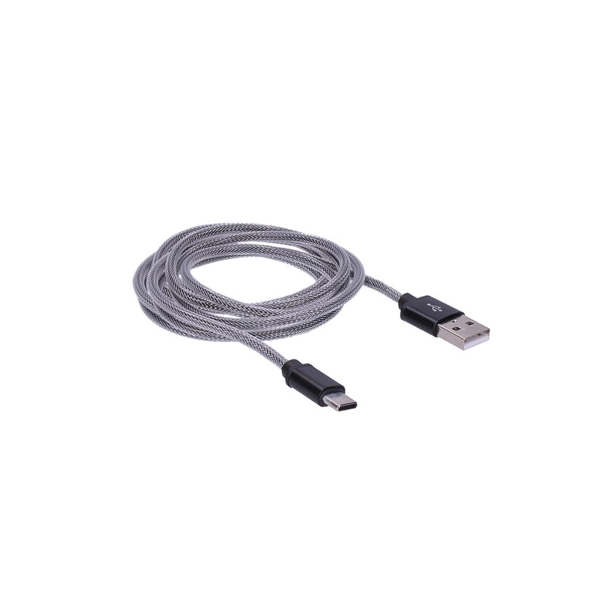 USB kabel USB 2.0 A connector/USB C connector 2m