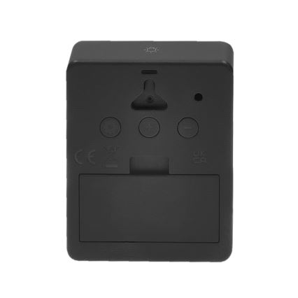 Weerstation met wekker 2xAAA zwart