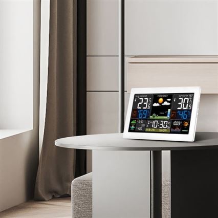 Weerstation met kleurrijk LCD-scherm 5V/2xAA + 2xAA