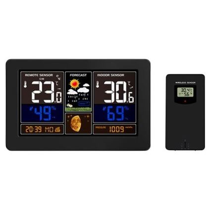 Weerstation met kleur LCD scherm 2xAA/5V Wi-Fi Tuya