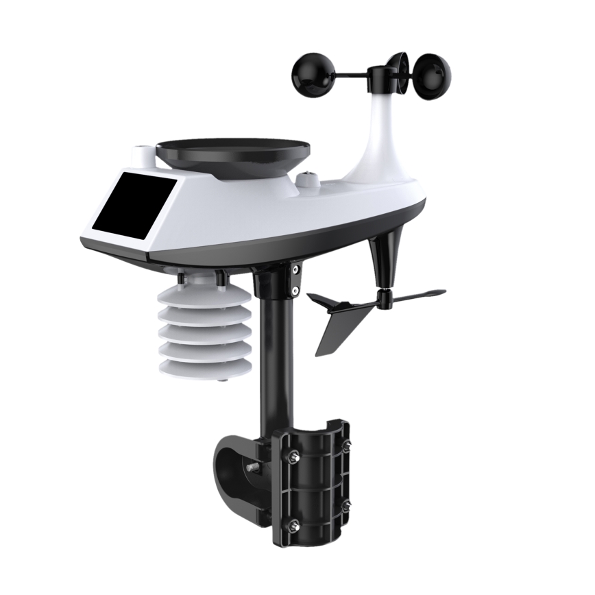 Professioneel weerstation met kleurenscherm LCD 5V/2xAA + 3xAA + 2xAA Wi-Fi Tuya