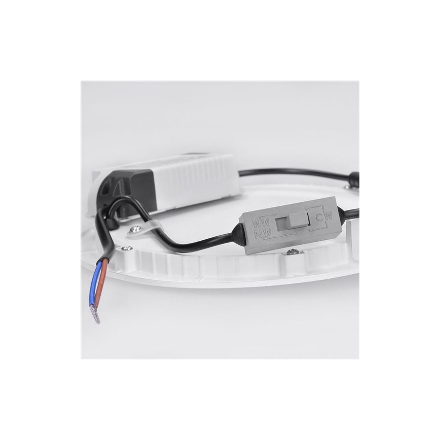 LED-paneel LED/18W/230V 3000/4000/6000K Ø 22,5 cm wit