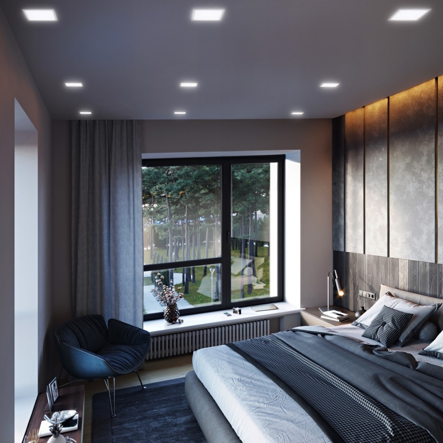 LED paneel LED/6W/230V 3000/4000/6000K 12x12 cm wit