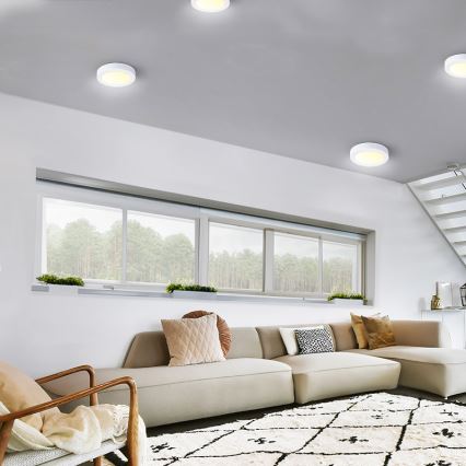 LED plafondlamp LED/12W/230V 3000/4000/6000K Ø 17 cm wit