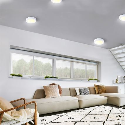 LED-plafondlamp 24W/230V 3000/4000/6000K Ø 30 cm wit