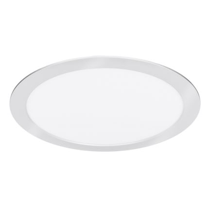 LED Opbouw-/inbouwpaneel 2-in-1 18W/230V 3000/4000/6000K Ø 22,5 cm IP54 zilver