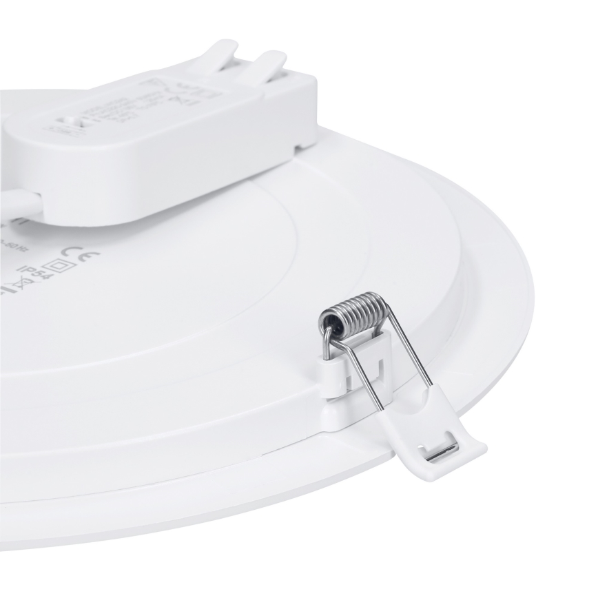 LED opbouw-/inbouwpaneel 2-in-1 18W/230V 3000/4000/6000K Ø22,5 cm IP54 wit