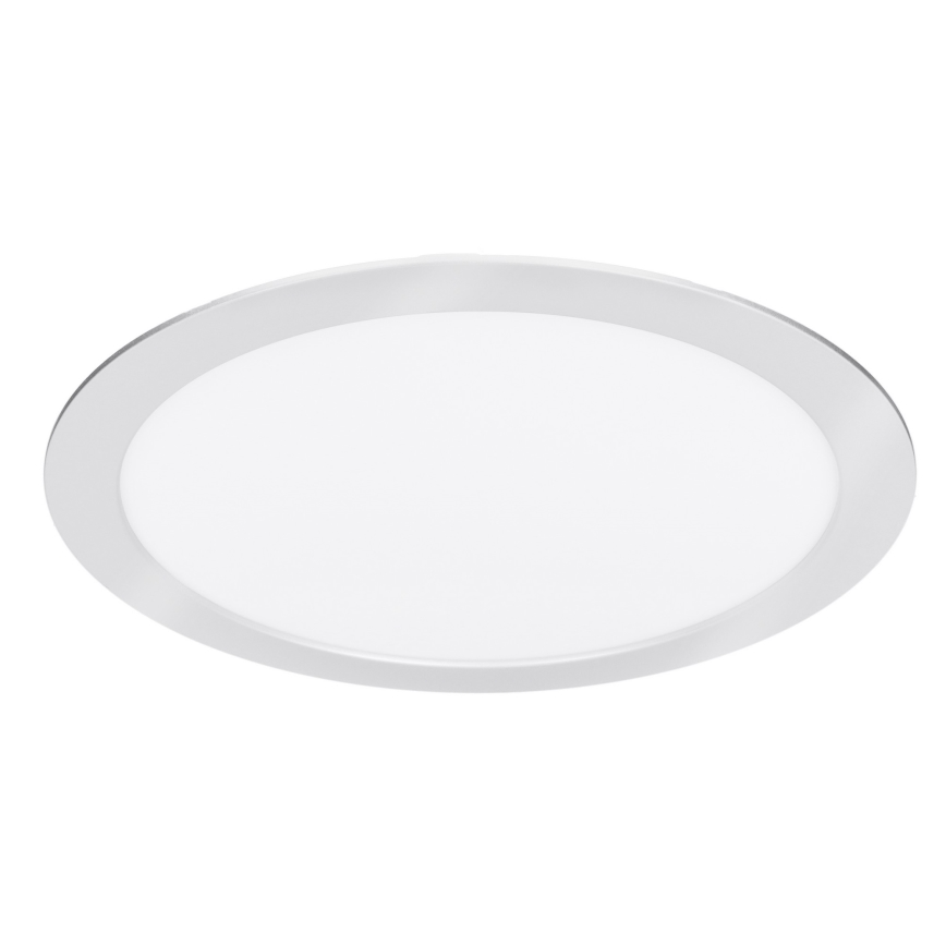 LED opbouw-/inbouwpaneel 2-in-1 24W/230V 3000/4000/6000K Ø 30 cm IP54 zilver