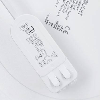 LED opbouw-/inbouwpaneel 2-in-1 24W/230V 3000/4000/6000K Ø 30 cm IP54 wit