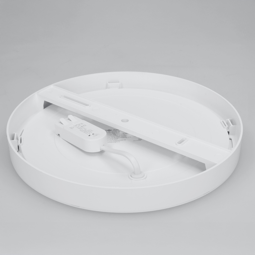 LED opbouw-/inbouwpaneel 2-in-1 24W/230V 3000/4000/6000K Ø 30 cm IP54 wit