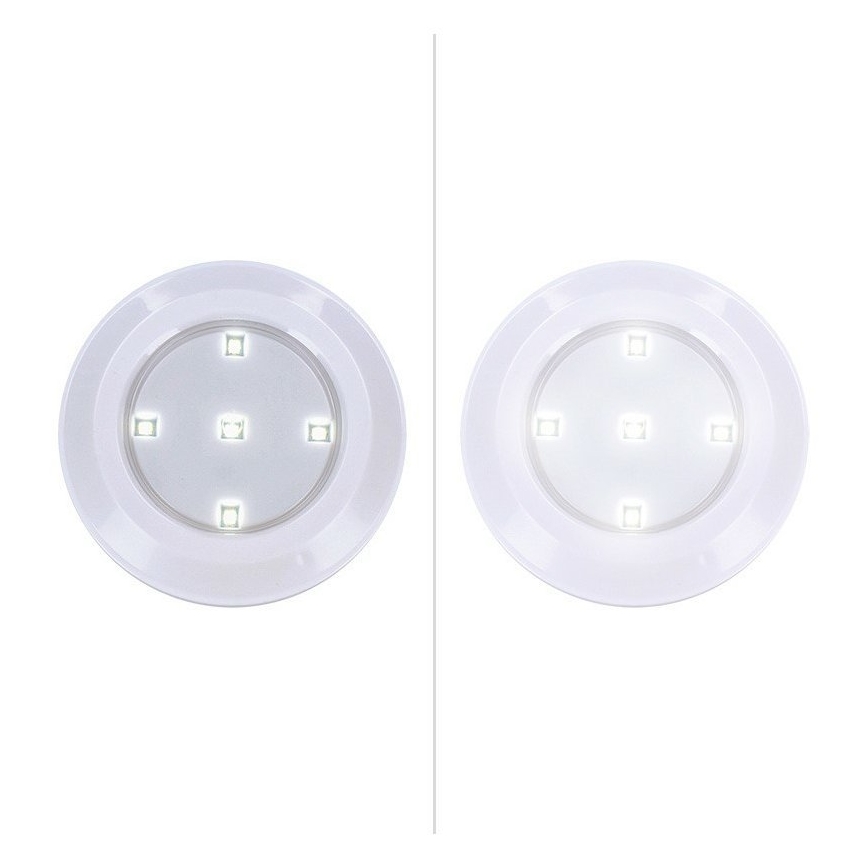 SET 3x LED verlichting dimbaar met afstandsbediening LED/3xAAA