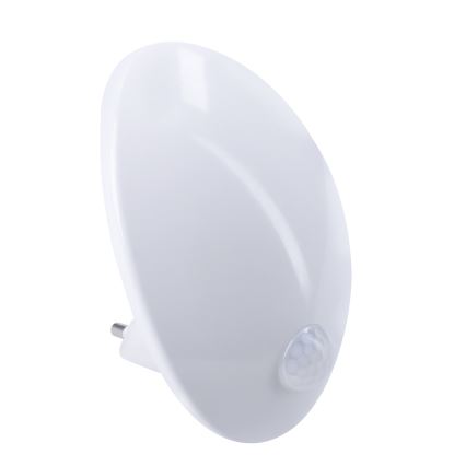 LED Oriëntatielamp met sensor voor stopcontact LED/0,7W/230V 3000K