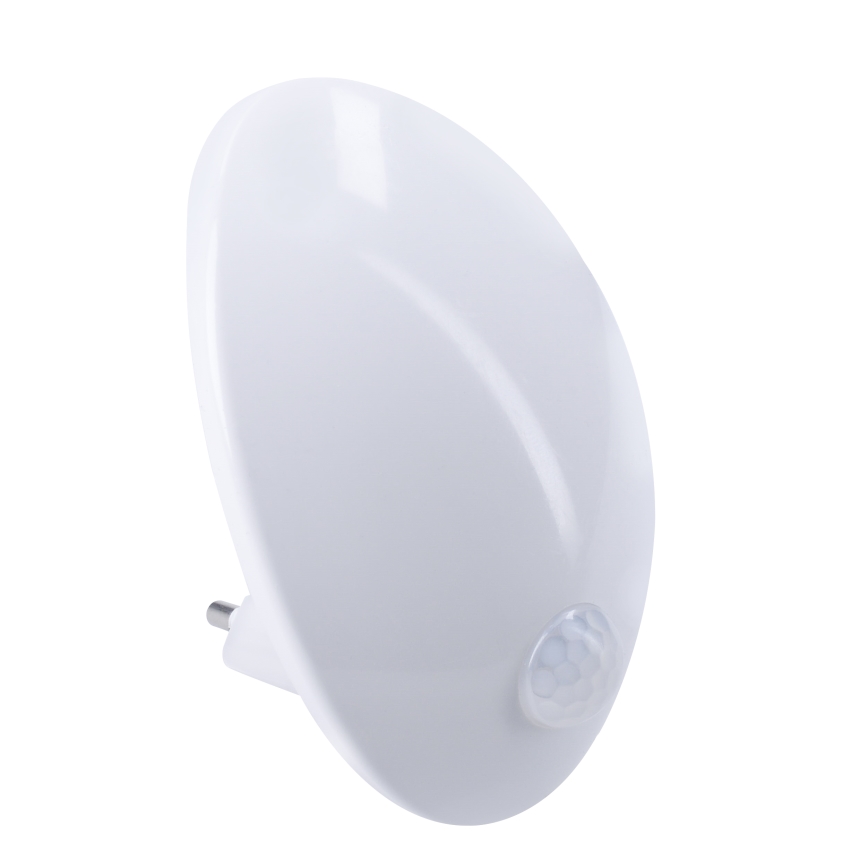 LED Oriëntatielamp met sensor voor stopcontact LED/0,7W/230V 3000K