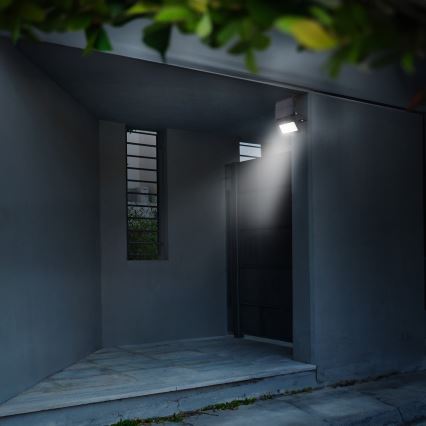 LED Dimbare zonne-schijnwerper met bewegings- en schemersensor LED/6W/3,7V 2200 mAh 3000/4000/6500K IP65
