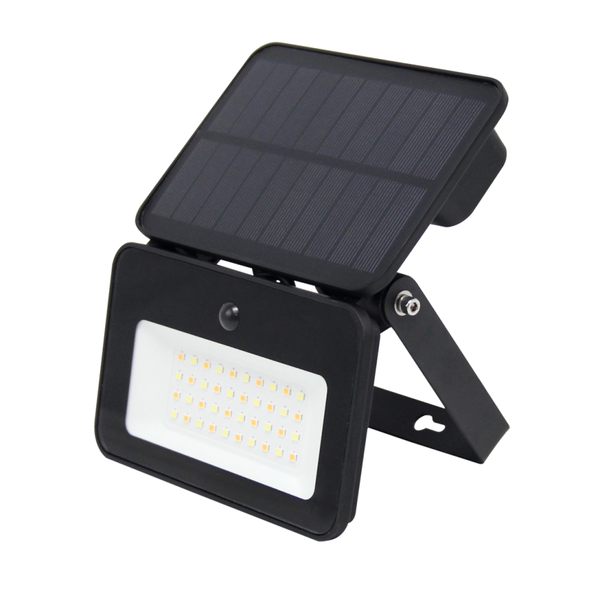 LED Dimbare zonne-schijnwerper met bewegings- en schemersensor LED/6W/3,7V 2200 mAh 3000/4000/6500K IP65