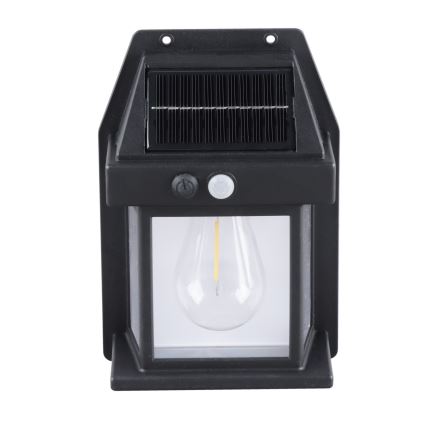 Dimbare LED-zonne-lantaarn met sensor LED/3,7V IP44 1200 mAh