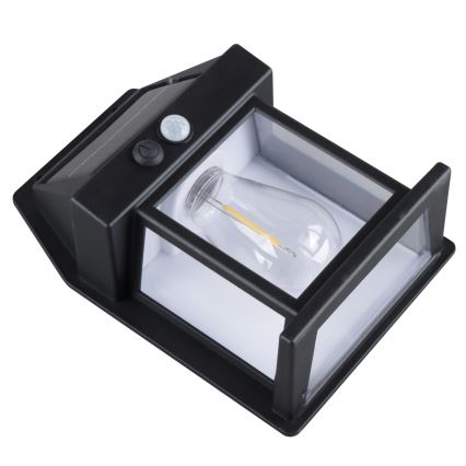 Dimbare LED-zonne-lantaarn met sensor LED/3,7V IP44 1200 mAh
