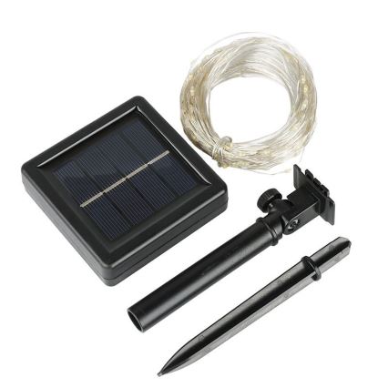 LED zonne-decoratieslinger LED/3,7V 800 mAh 22 m