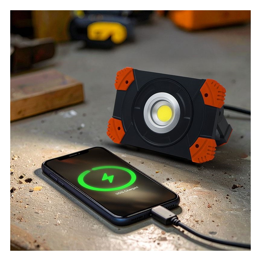 Oplaadbare LED-schijnwerper LED/10W/3,7V 4400 mAh