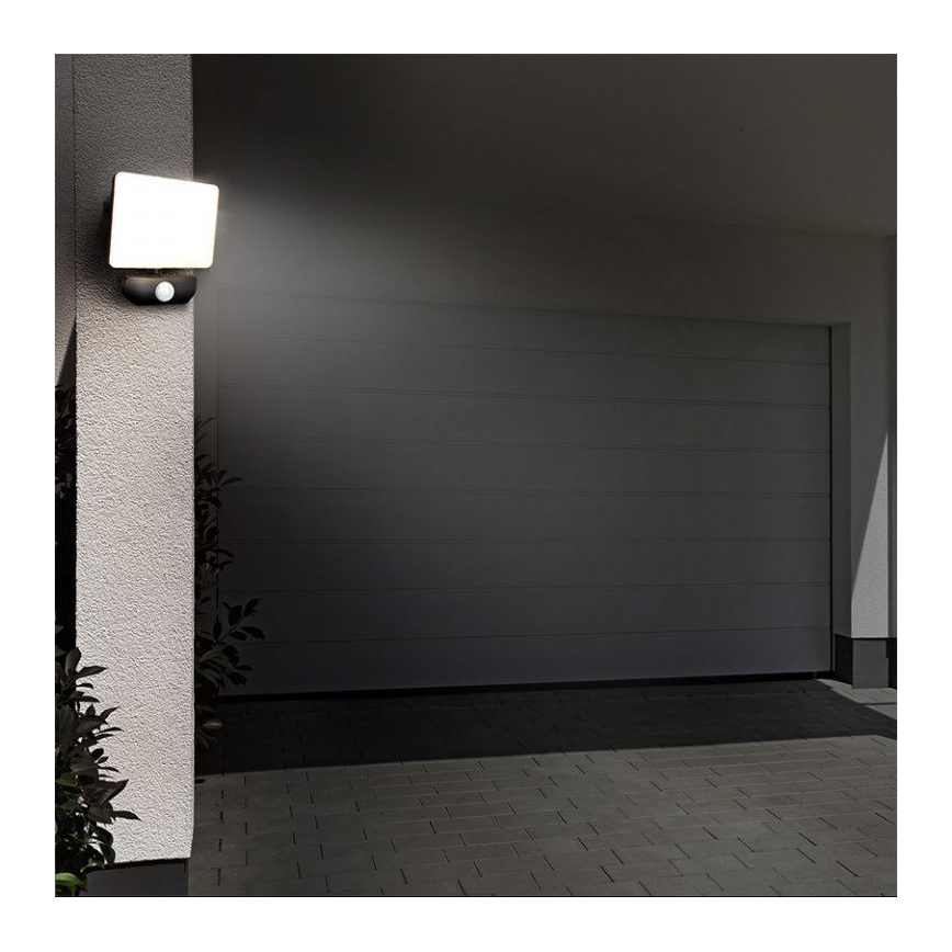 LED Buitenschijnwerper met sensor LED/20W/230V 4000K IP44