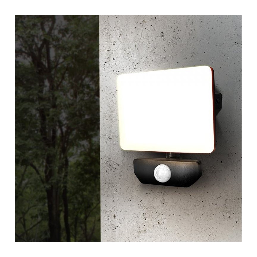 LED Buitenschijnwerper met sensor LED/20W/230V 4000K IP44