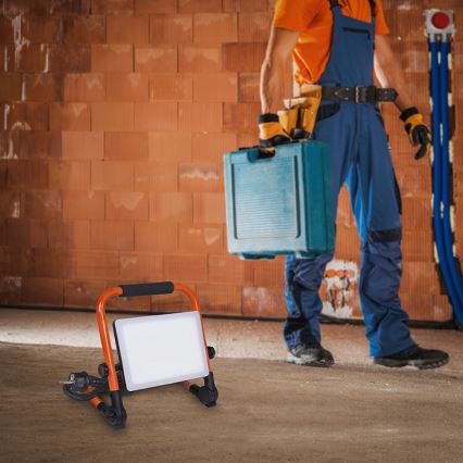 LED schijnwerper met statief LED/50W/230V 4000K IP65