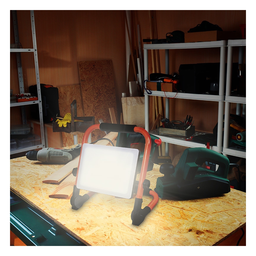 LED schijnwerper met statief LED/50W/230V 4000K IP65