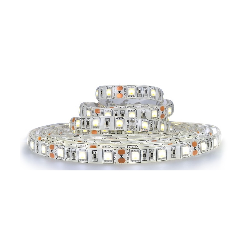 LED Strip voor Buiten LED/72W/12V 5m IP65 koud wit